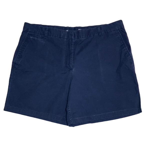 GAP Boyfriend Roll-Up Khaki Shorts Size 16 - Picture 1 of 8